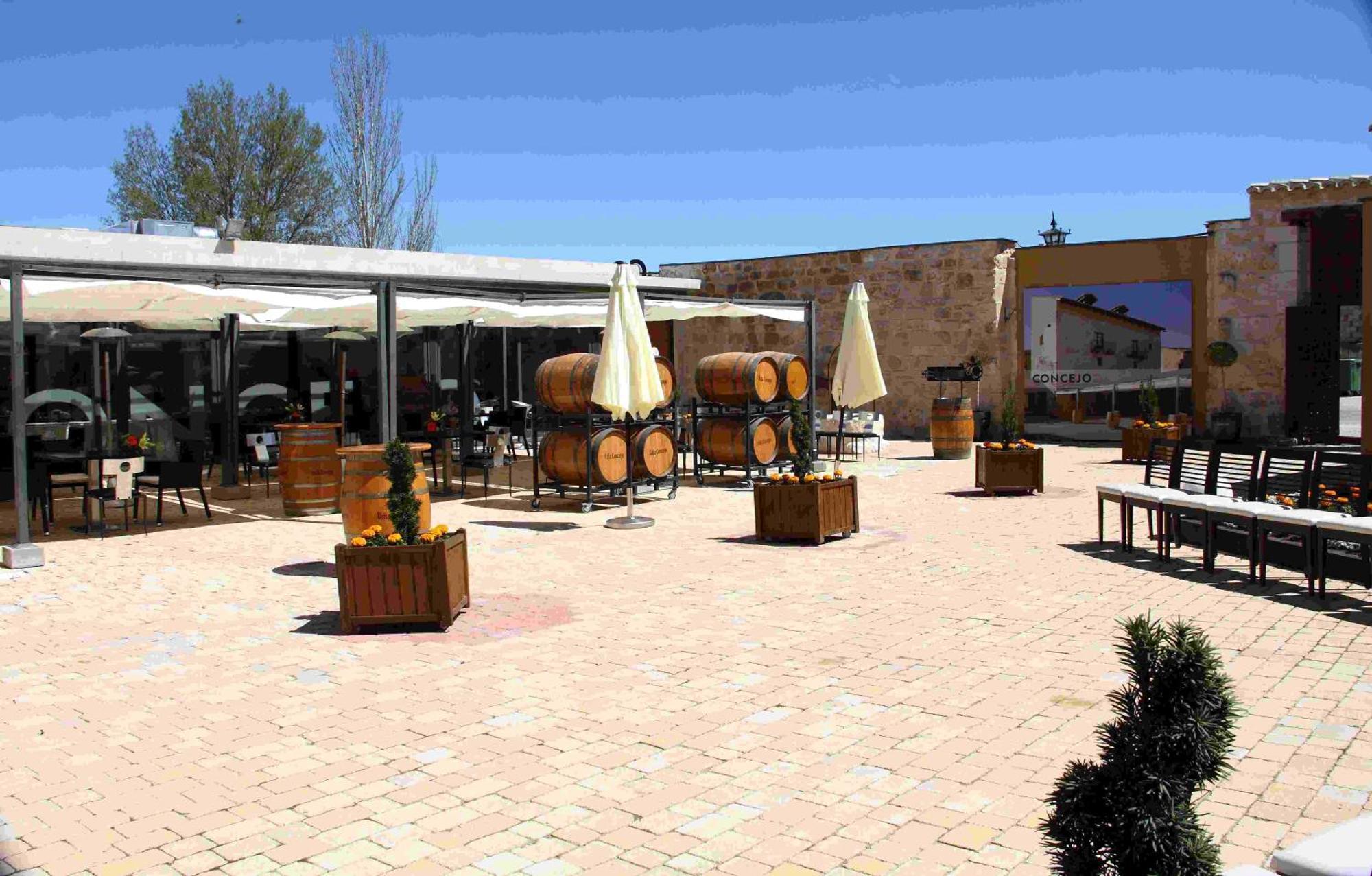 Concejo Hospederia Hotel Valoria la Buena Luaran gambar